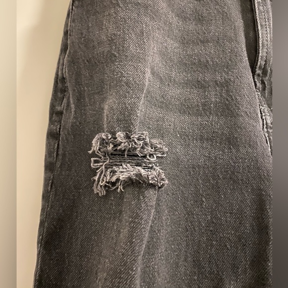 high waisted BDG black distressed denim flare jean - Picture 4 of 5